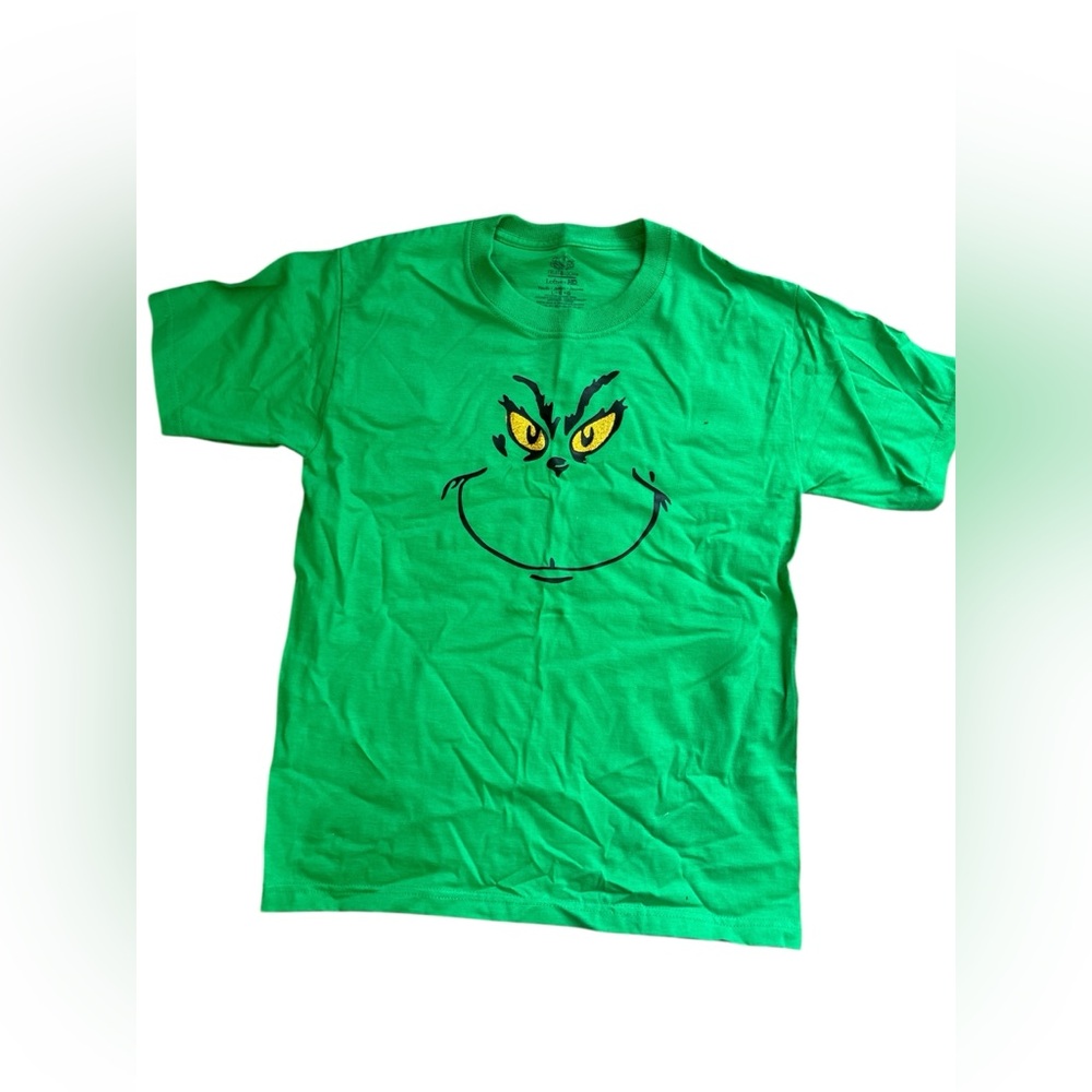 Grinch Face Green Short Sleeve Tee